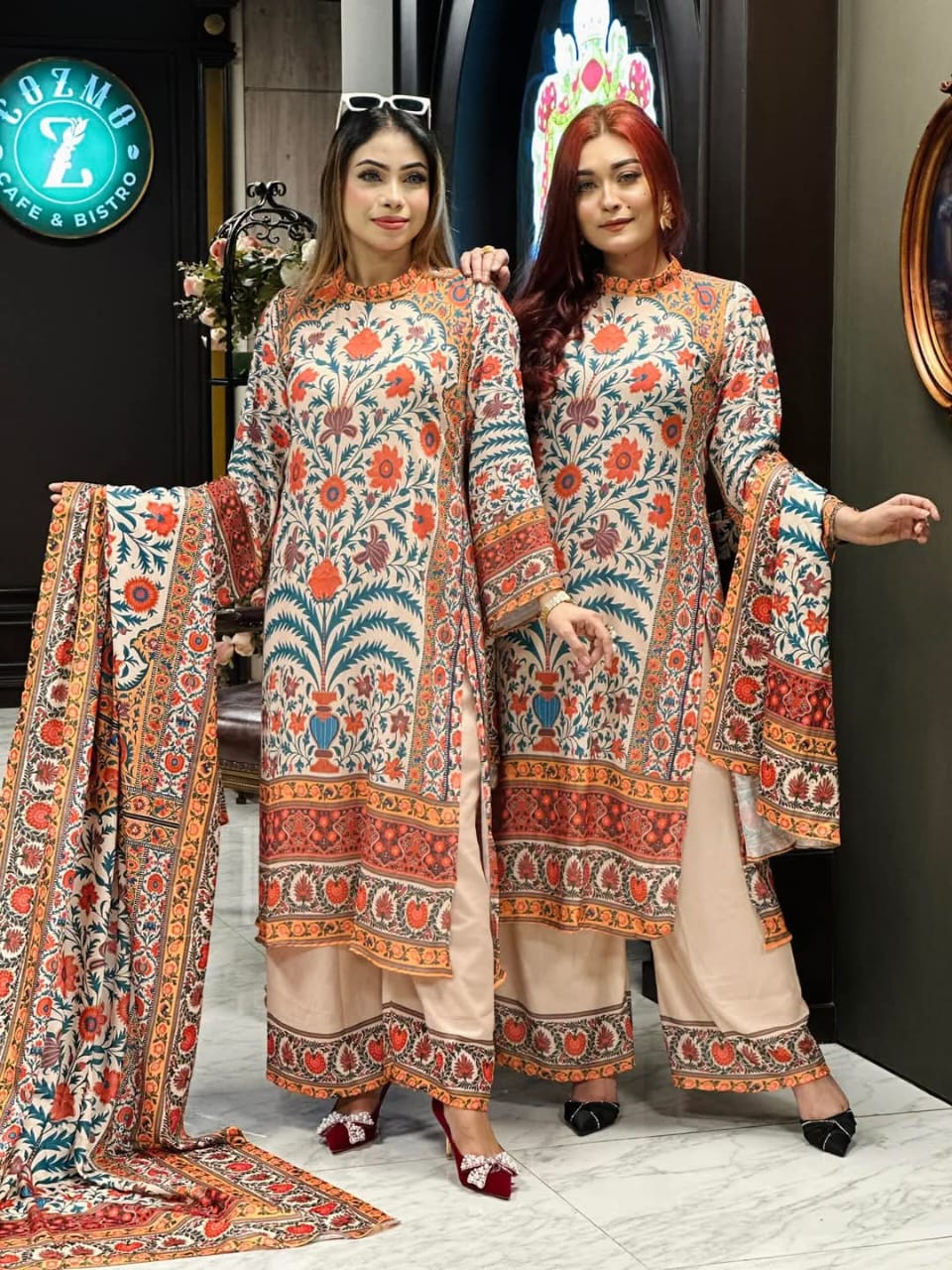 Dgital print three piece